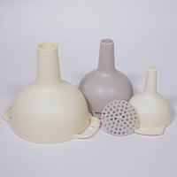 Set de 3 Embudos de Cocina | Beige