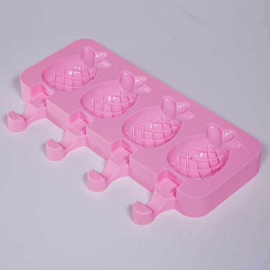 Molde de Silicona para Helados Piña | Rosado
