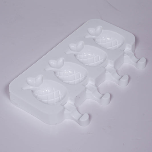 Molde de Silicona para Helados Piña | Blanco