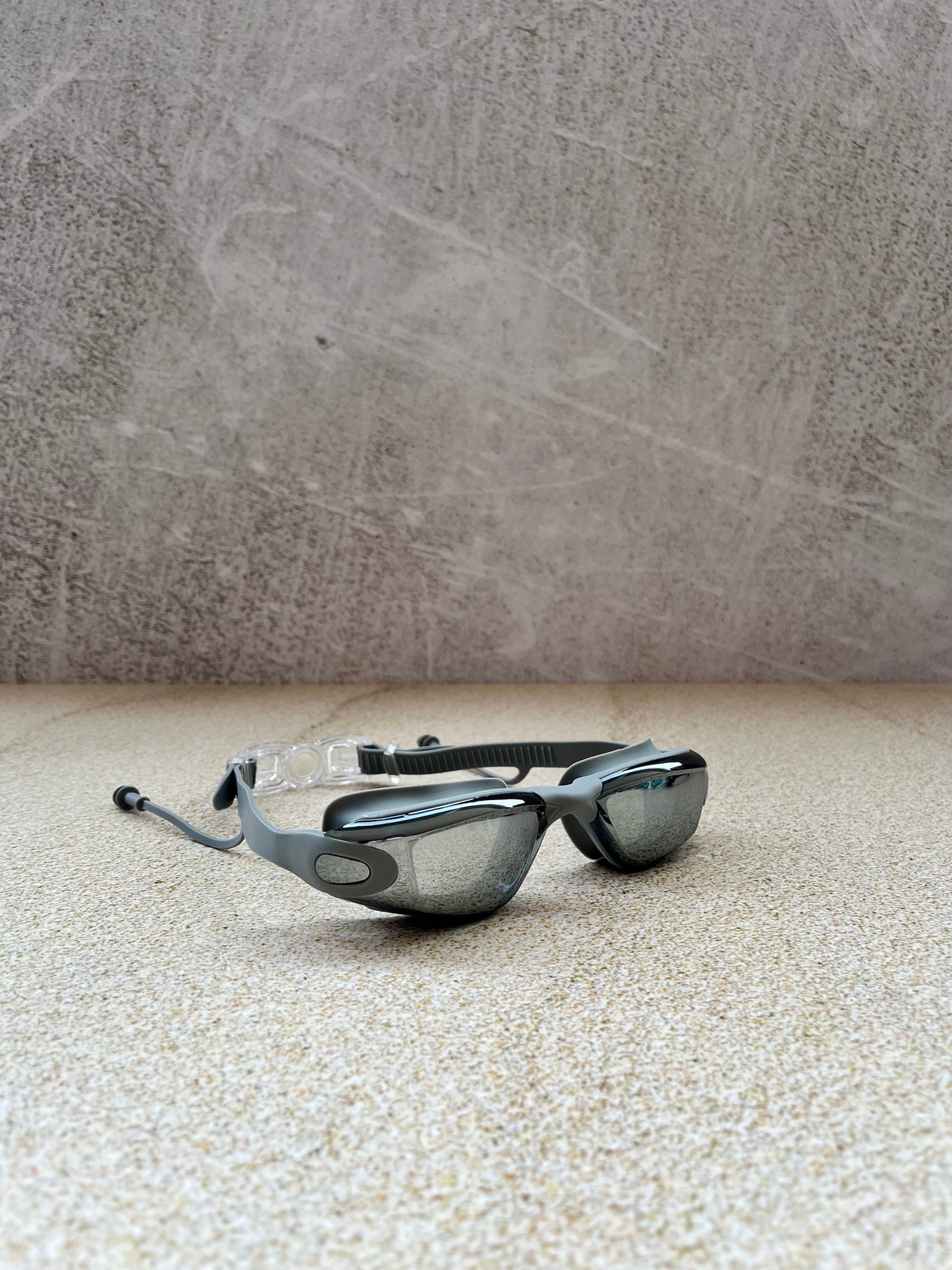 Gafas de natación con estuche - ROSADO