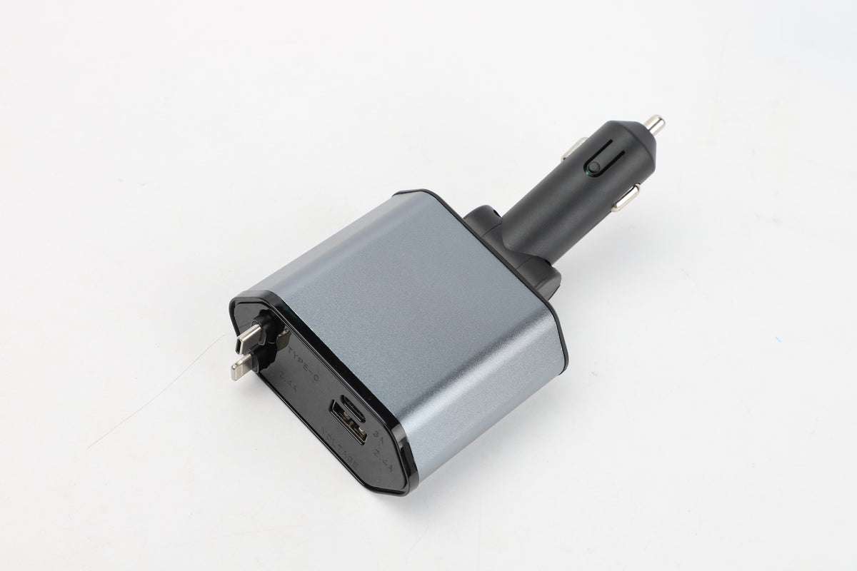Cargador para Carro con Entrada Múltiple