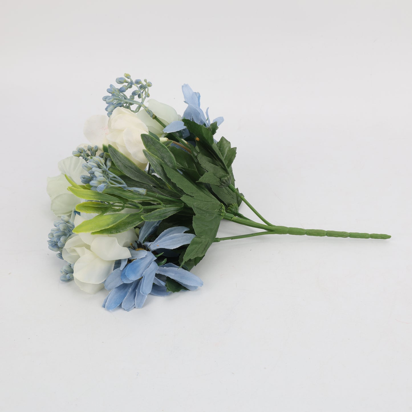 RAMO DE FLORES ARTIFICIALES HORTENCIAS | CELESTE BLANCO