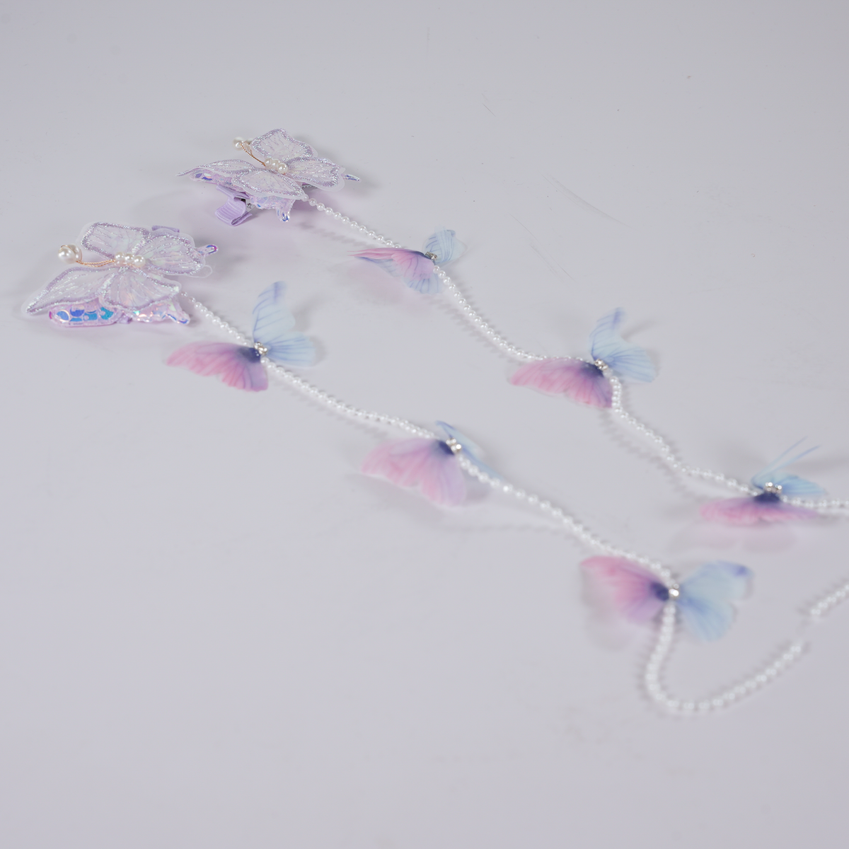 Set de 2 Ganchos de Mariposa | Lila