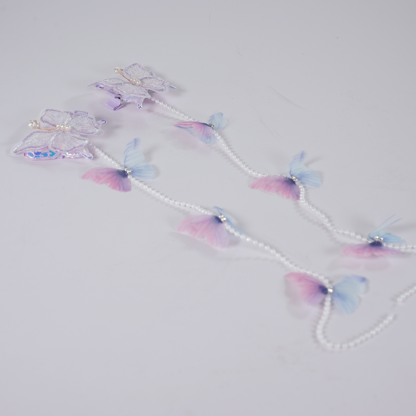 Set de 2 Ganchos de Mariposa | Lila