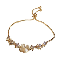 Brazalete Flexible Dijes Flor