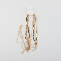 Set De 3 Cadenas Doradas Para La Cintura