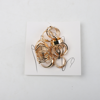 Set De 25 Anillos Dorados Diseños Varios