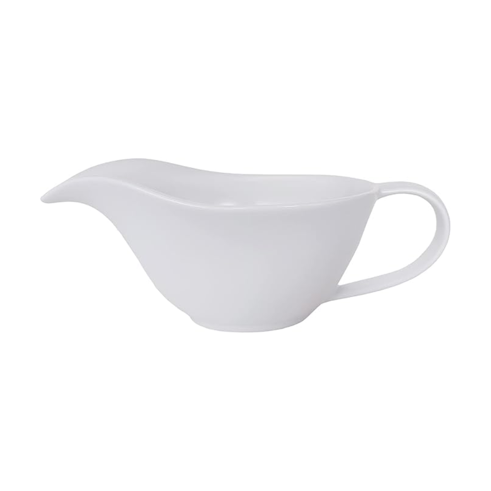 Porta salsa de ceramica blanca