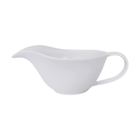 Porta salsa de ceramica blanca