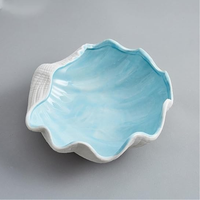 Adorno conchita azul-blanco