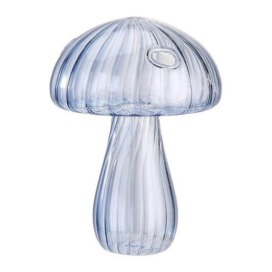 Adorno de Vidrio Hongo Celeste