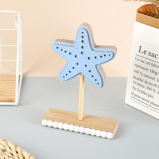 Adorno Estrella de Mar Azul