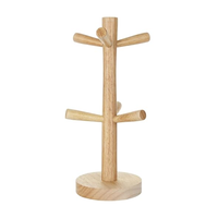 Porta tazas de madera