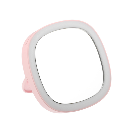 Espejo Cuadrado Rosado