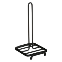 PORTA PAPEL TOALLA DE METAL NEGRO