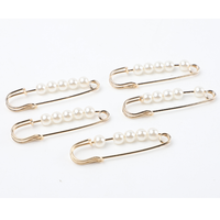 Set x5 Pines Para Ropa Detalle Perlas