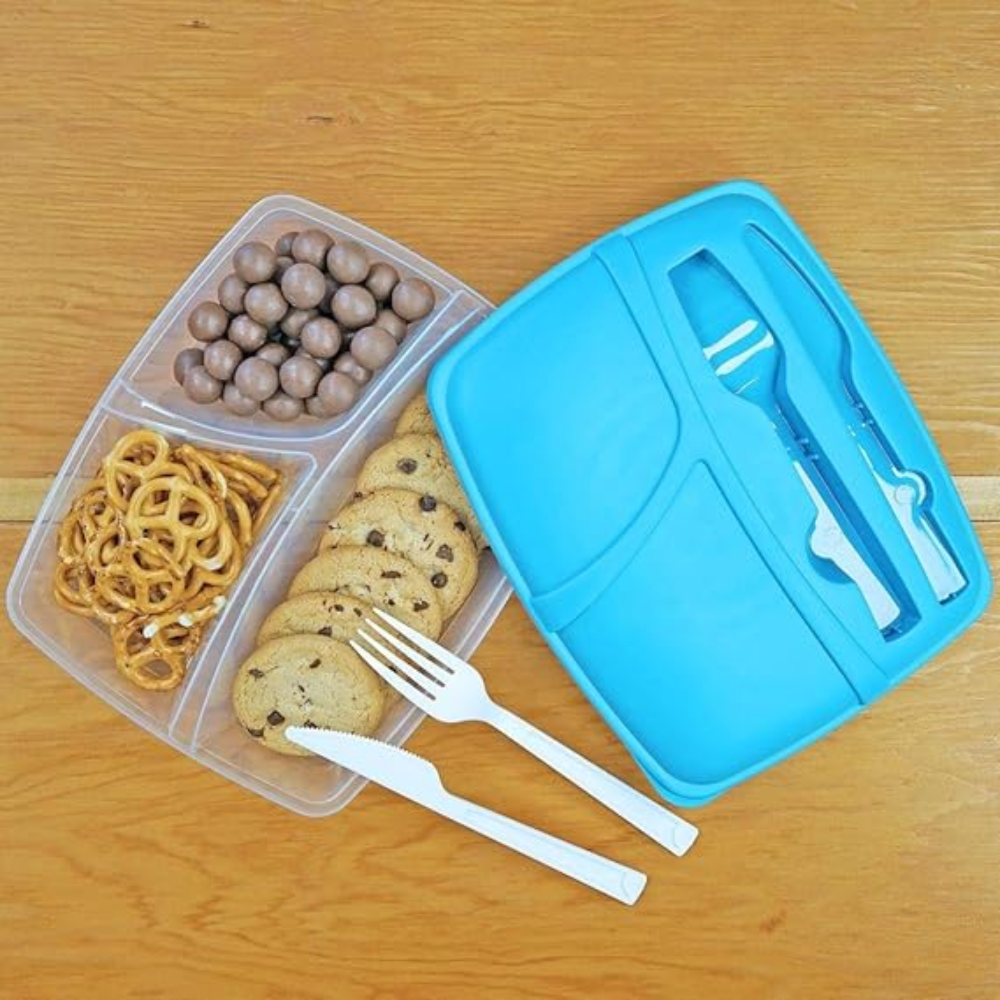 CONTENEDOR DE ALIMENTOS + CUBIERTOS 23*1