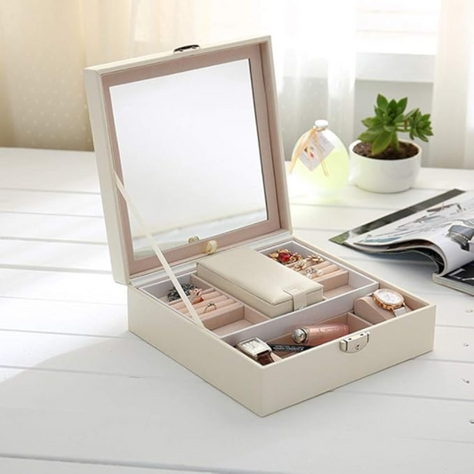 Joyero con Espejo y Cajón