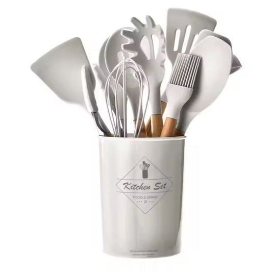 Juego de 12 Utensilios de Silicona