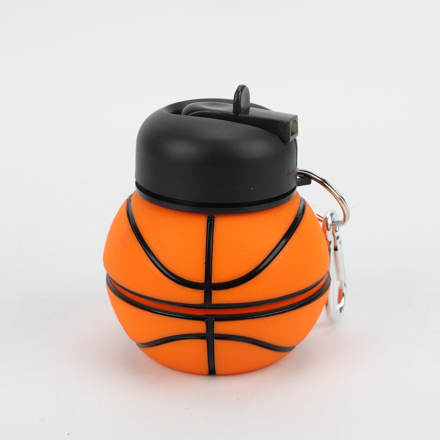 BOTELLA PLEGABLE DE SILICONA BALÓN BASKETBALL