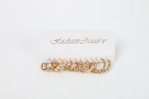 Set de Aretes Dorados