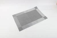 Set Individual Rectangular Gris 30x45cm