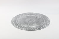 Set x5 Individuales Redondo Plateado