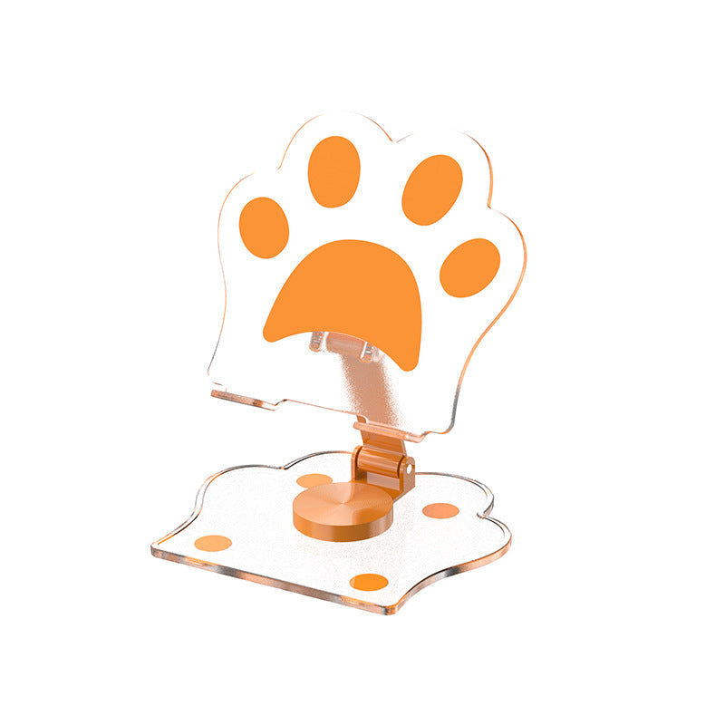 SOPORTE PARA CELULAR HUELLITA | NARANJA