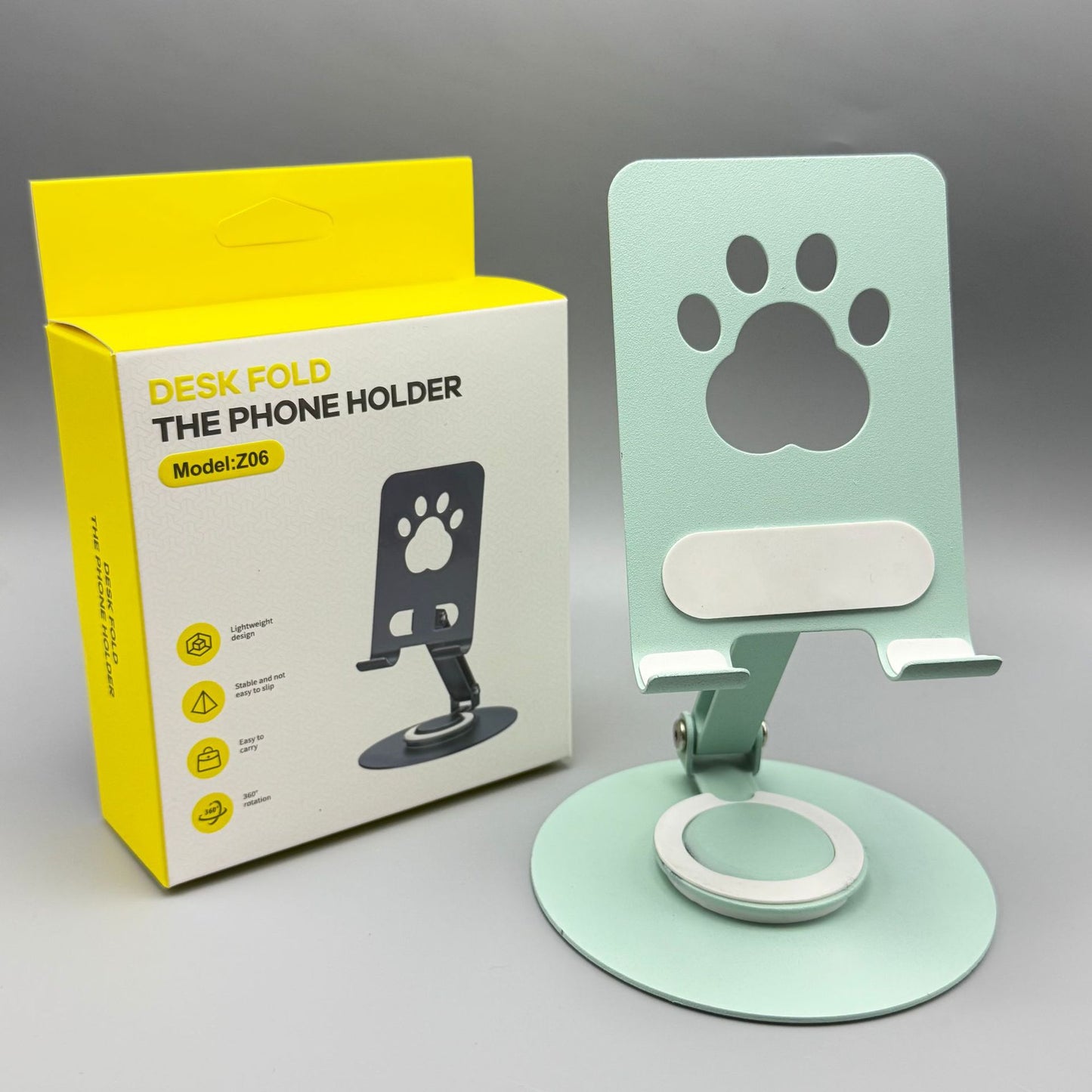 SOPORTE PARA CELULAR HUELLA VERDE