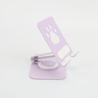 SOPORTE PARA CELULAR HUELLA | MORADO