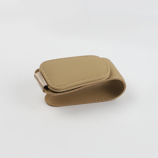 Porta Lentes para Carro Beige