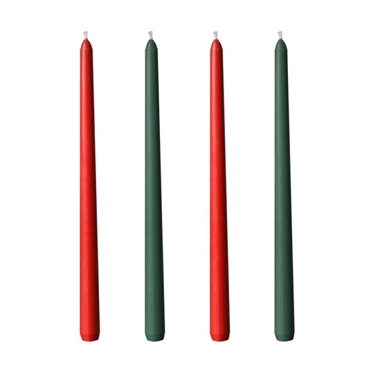 SET X4 VELAS | ROJO-VERDE