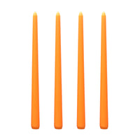 SET X 4 VELAS NARANJA