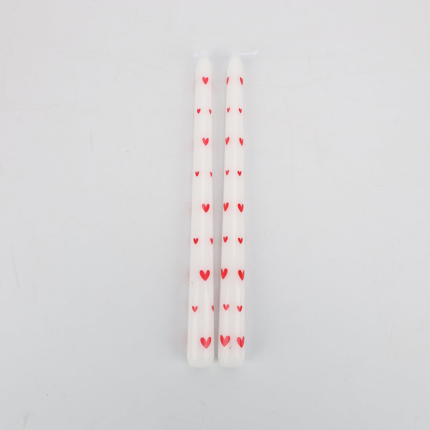 SET X2 VELAS CORAZON | BLANCO