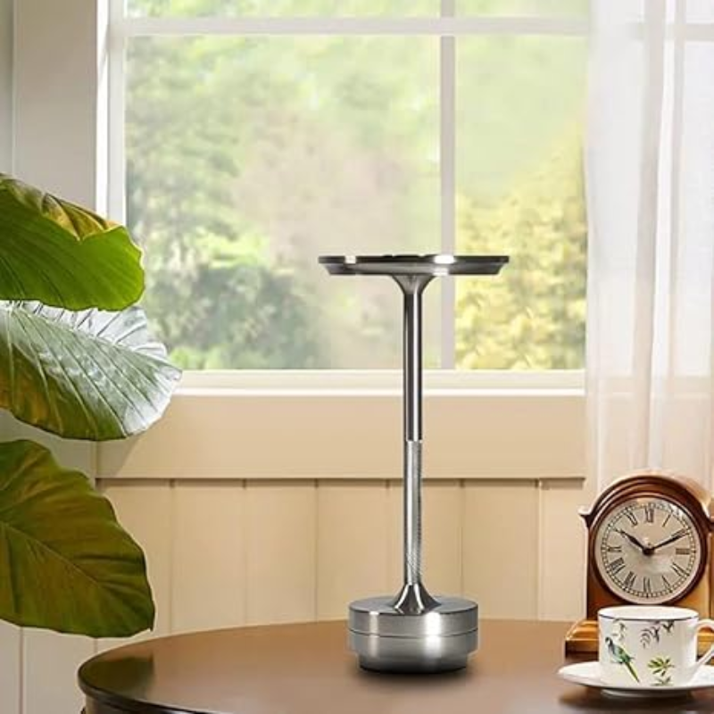 Lámpara de Mesa Inalámbrica Portátil Platillo Plano