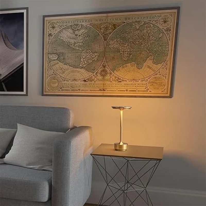 Lámpara de Mesa Inalámbrica Portátil Platillo Plano