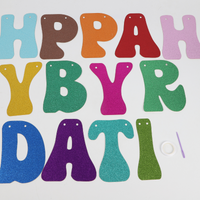 Letras Decorativas 'Happy Birthday'