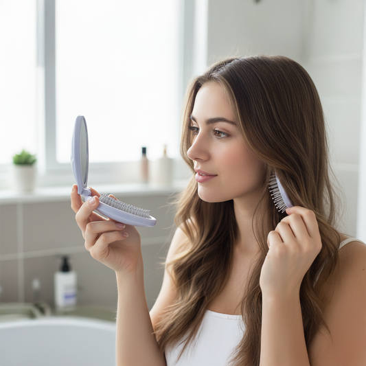 Cepillo Ovalado con Espejo