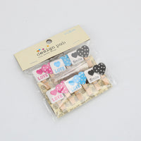 SET DE 12 PINZAS LOVE SMILE