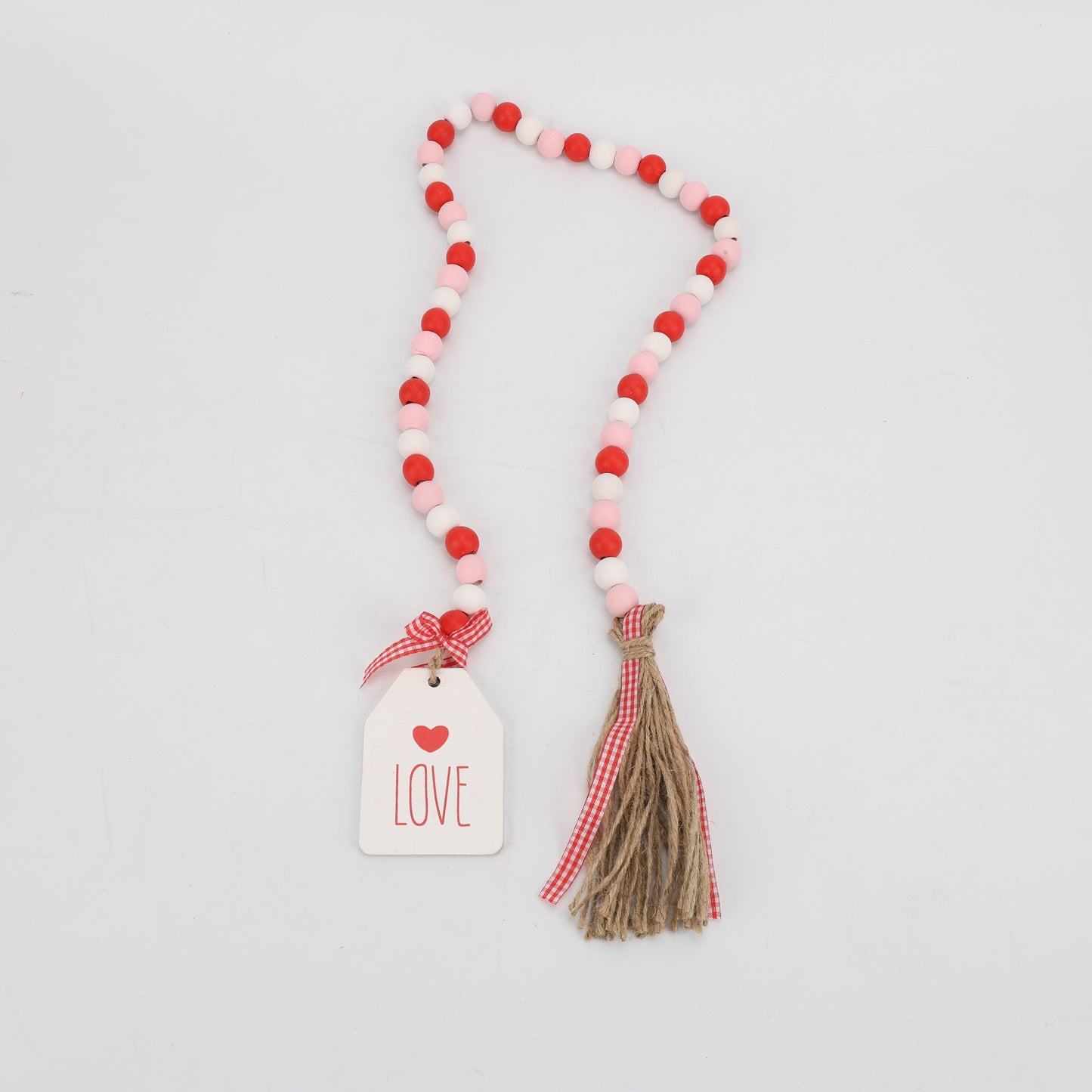 CADENA DE BORLAS CUADRADO LOVE