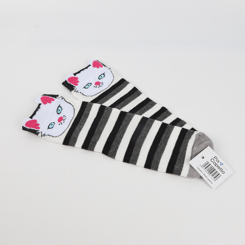 Medias Diseño Gatitos Cuadrados