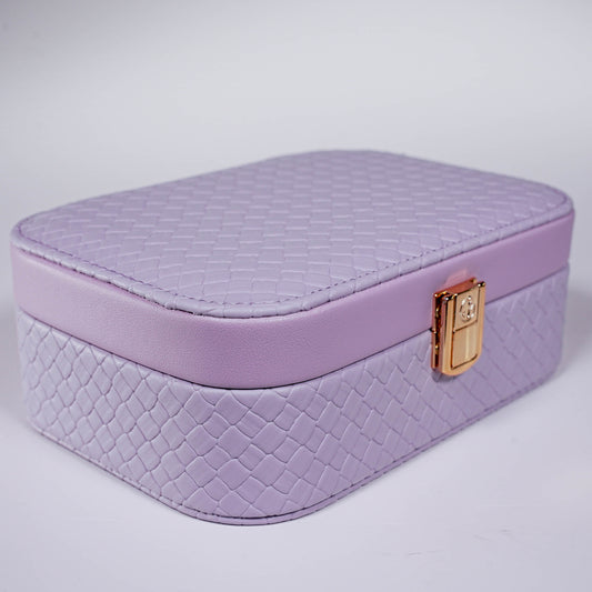 Joyero Rectangular con Seis Divisiones | Lila