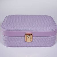 Joyero Rectangular con Seis Divisiones | Lila