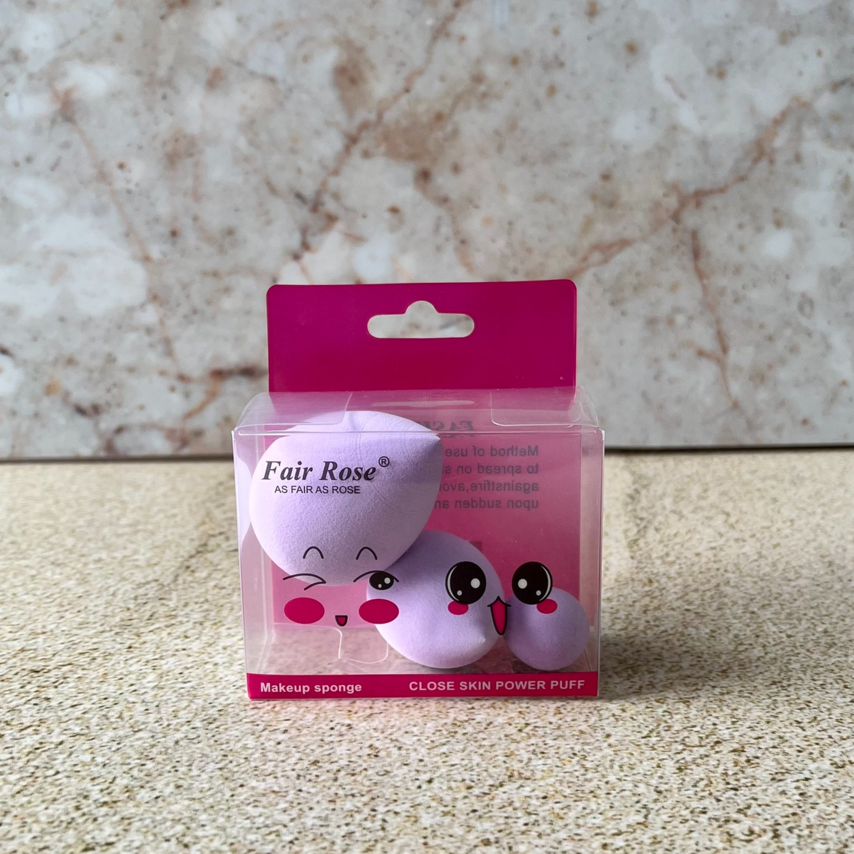 Set de Esponjas de Maquillaje 3 pzas.
