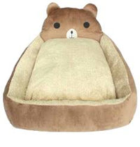 CAMA PARA MASCOTA DISEÑO OSO 71X58.5X25CM