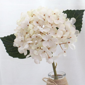 Ramo de Hortensias Beige Artificiales