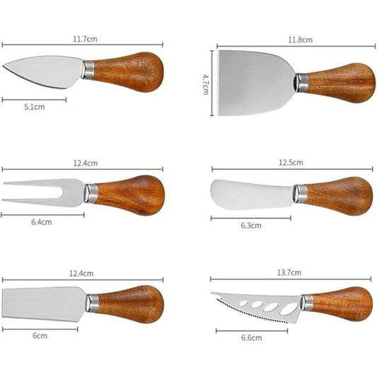 SET DE 6 UTENSILIOS PARA QUESO