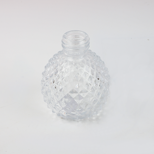 Florero de Vidrio Bol Transparente 6.7 x 8 cm