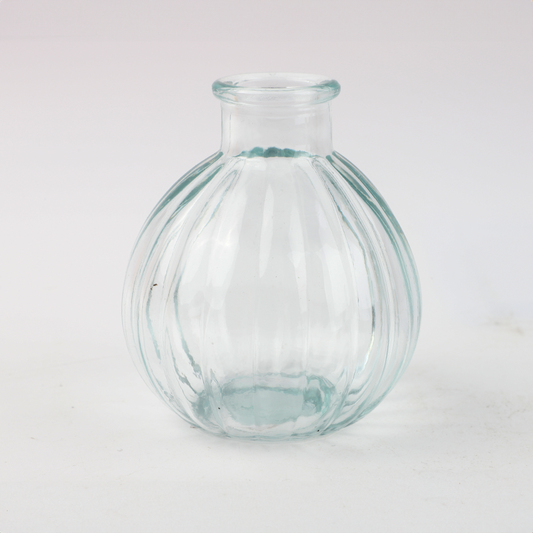 Florero de Vidrio Bol Transparente 7.4 x 8 cm