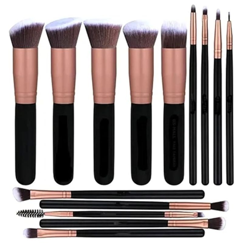 Set de Brochas para Maquillaje 14 pzas.
